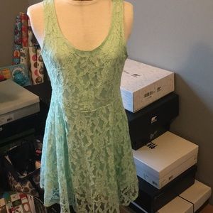 Wet Seal Mint Scoop Neck Dress